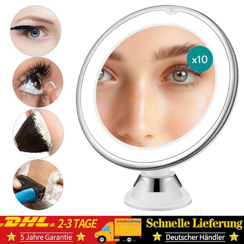 Fach led kosmetikspiegel - 10-fach,