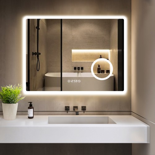 Badspiegel mit led beleuchtung - mit,