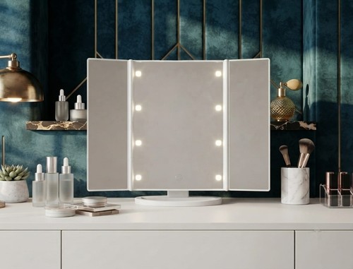 Led kosmetikspiegel weiß - kosmetikspiegel,