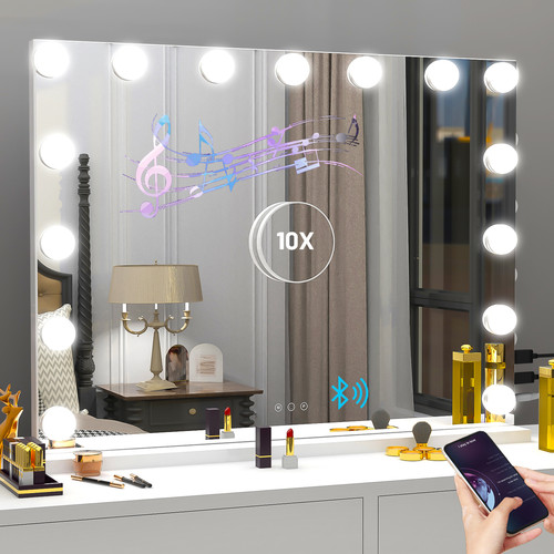 Bluetooth musik schminkspiegel - bluetooth,
