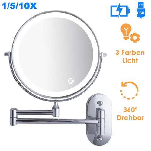 Schmink spiegel mit led - mit,