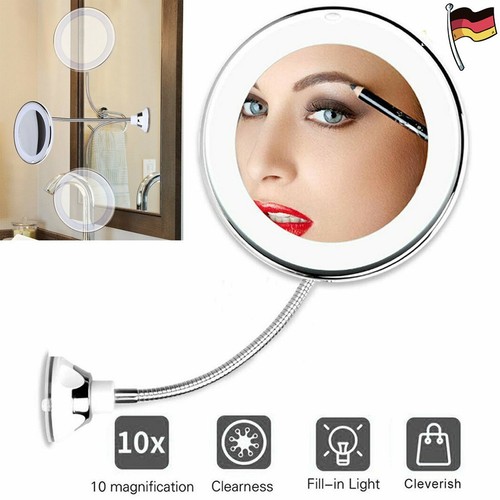 Led schminkspiegel mit fach - led,